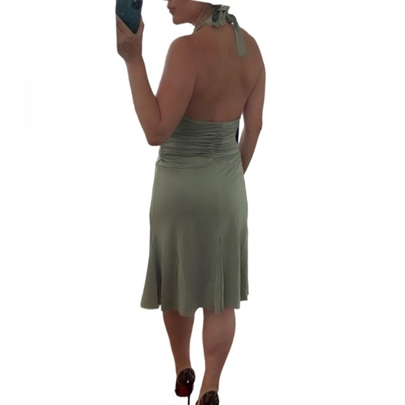 Jovani Midi Dress Green - Picture 3 of 4